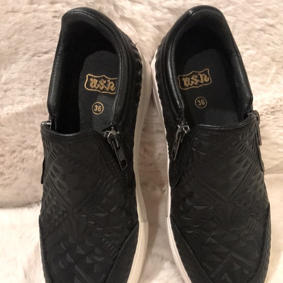 Rare Ash Jordy Platform Slip-On Lug Sole Sneaker - Picture 9 of 12